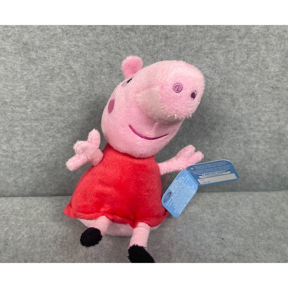 Peppa‎ Pig Peppa 7" Plush Stuffed Animal pink